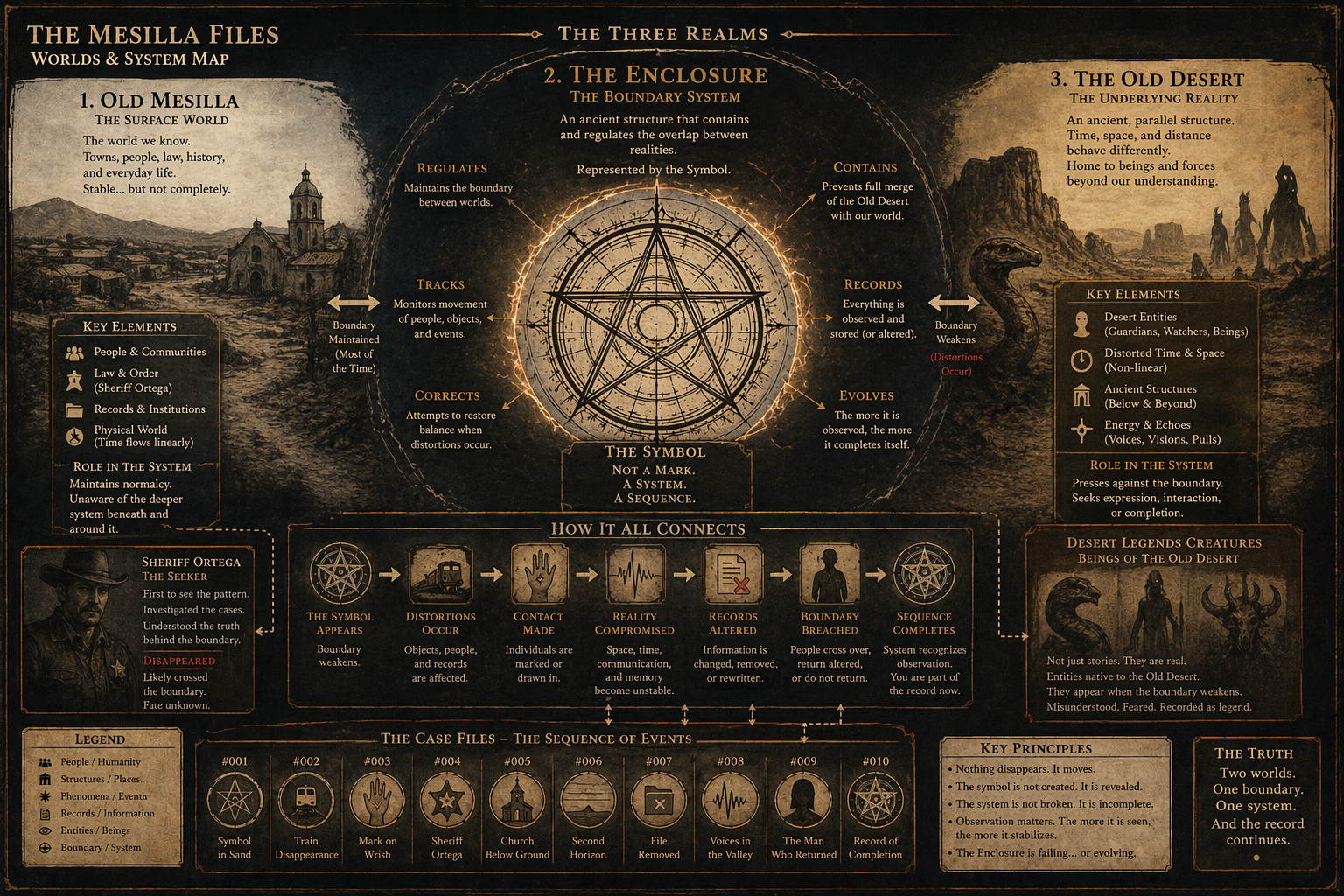 TMF-World & System Map - The Three Realms
