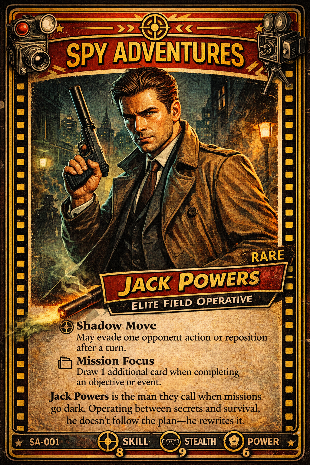 Jack Powers-Spy Adventures SA-001