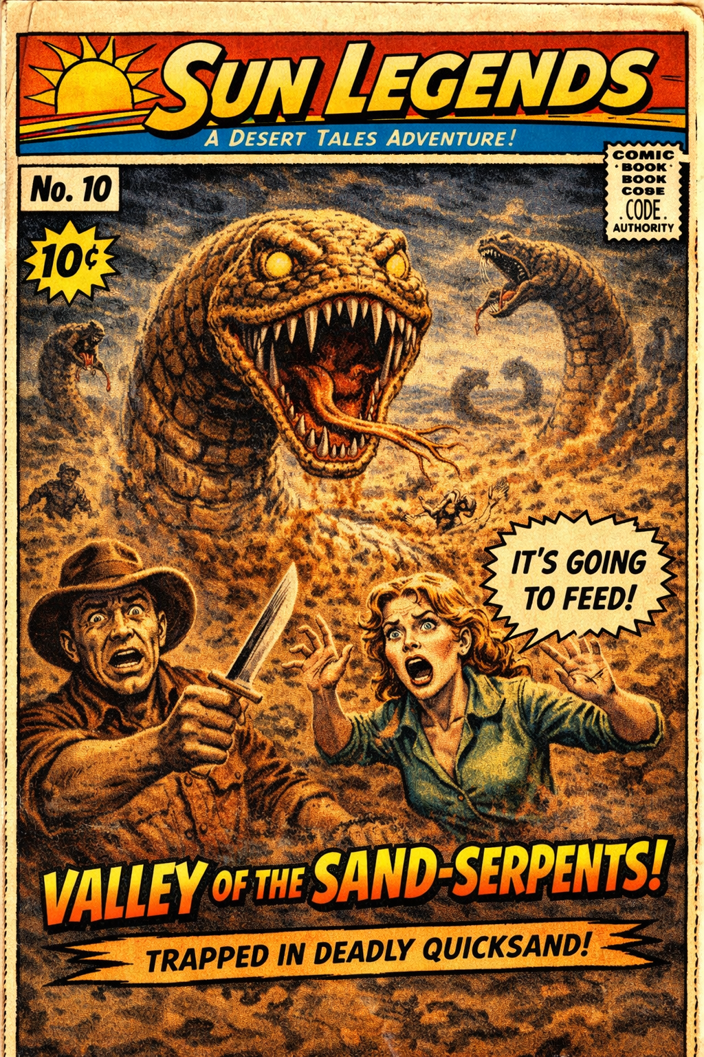 #10 Sun Legends - Valley of the Sand-Serpents 11x17 Poster