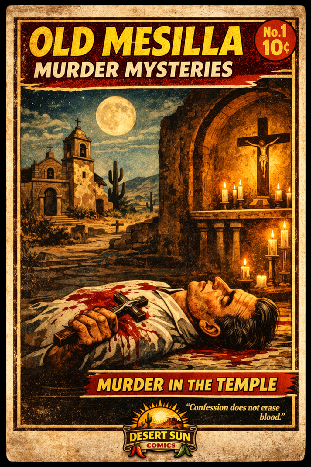 OMMM No. 1 Murder in the Temple Poster 11x17
