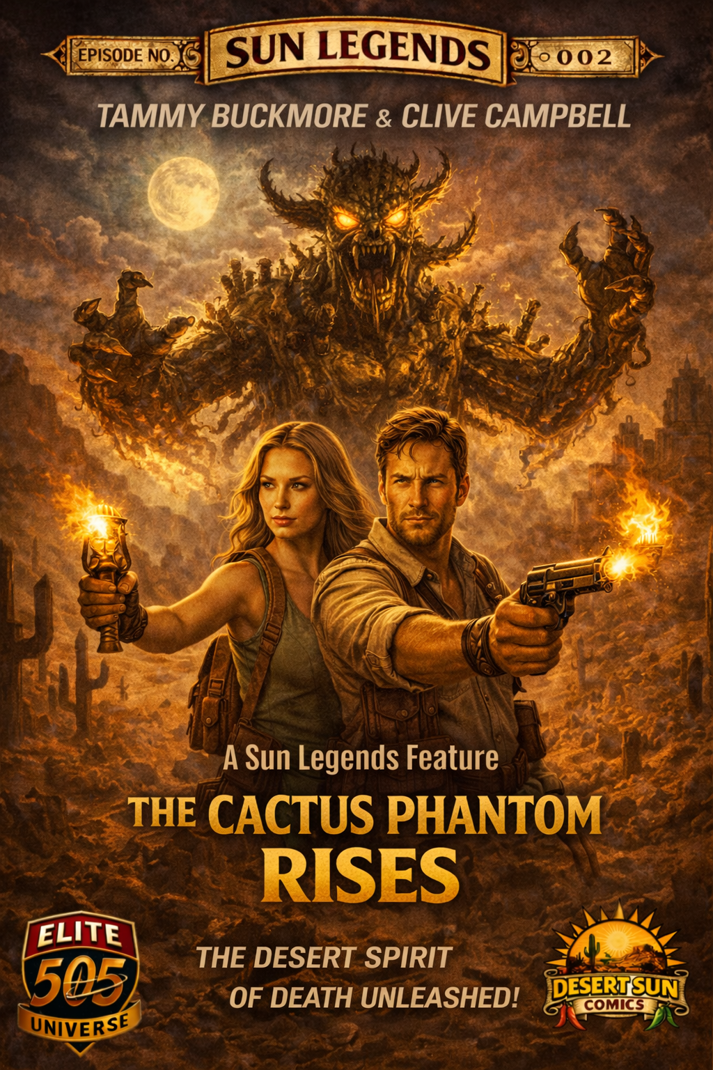 The Cactus Phantom Rises Poster 11x17
