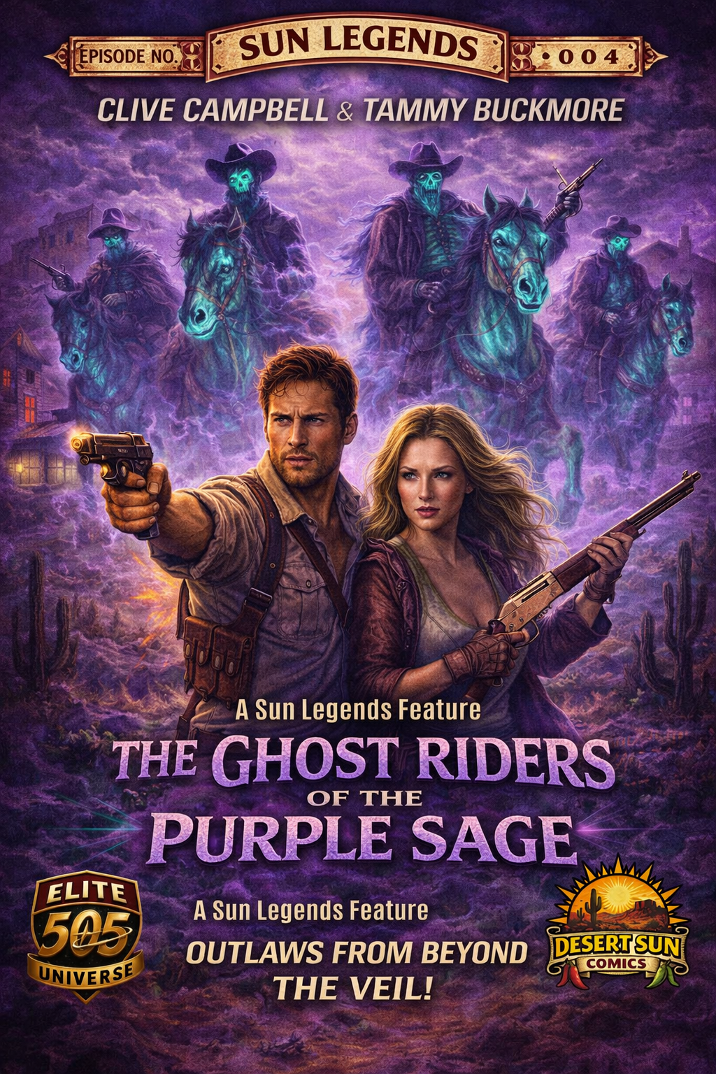 The Ghost Riders of the Purple Sage 11x17 Poster
