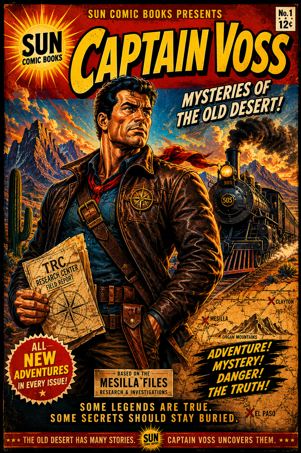 Sun Comic Books - Captain Voss
