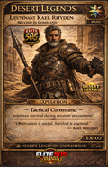 Lieutenant Kael Rhyden -Second in Command Poster 11x17