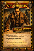Mikhail Zhukov SA-011 - Spy Adventures