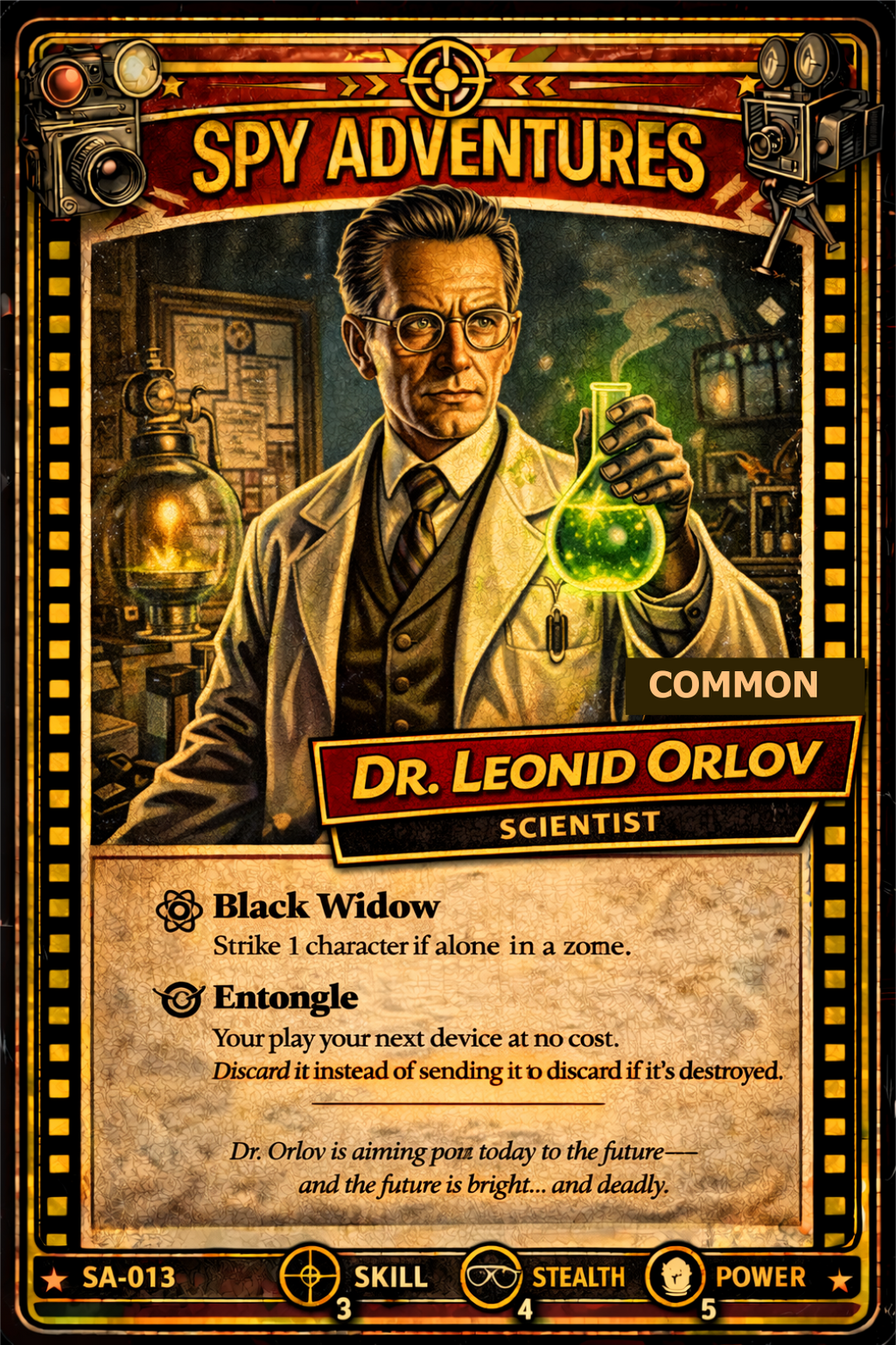 Dr. Leonid Orlov - Spy Adventures - SA-013