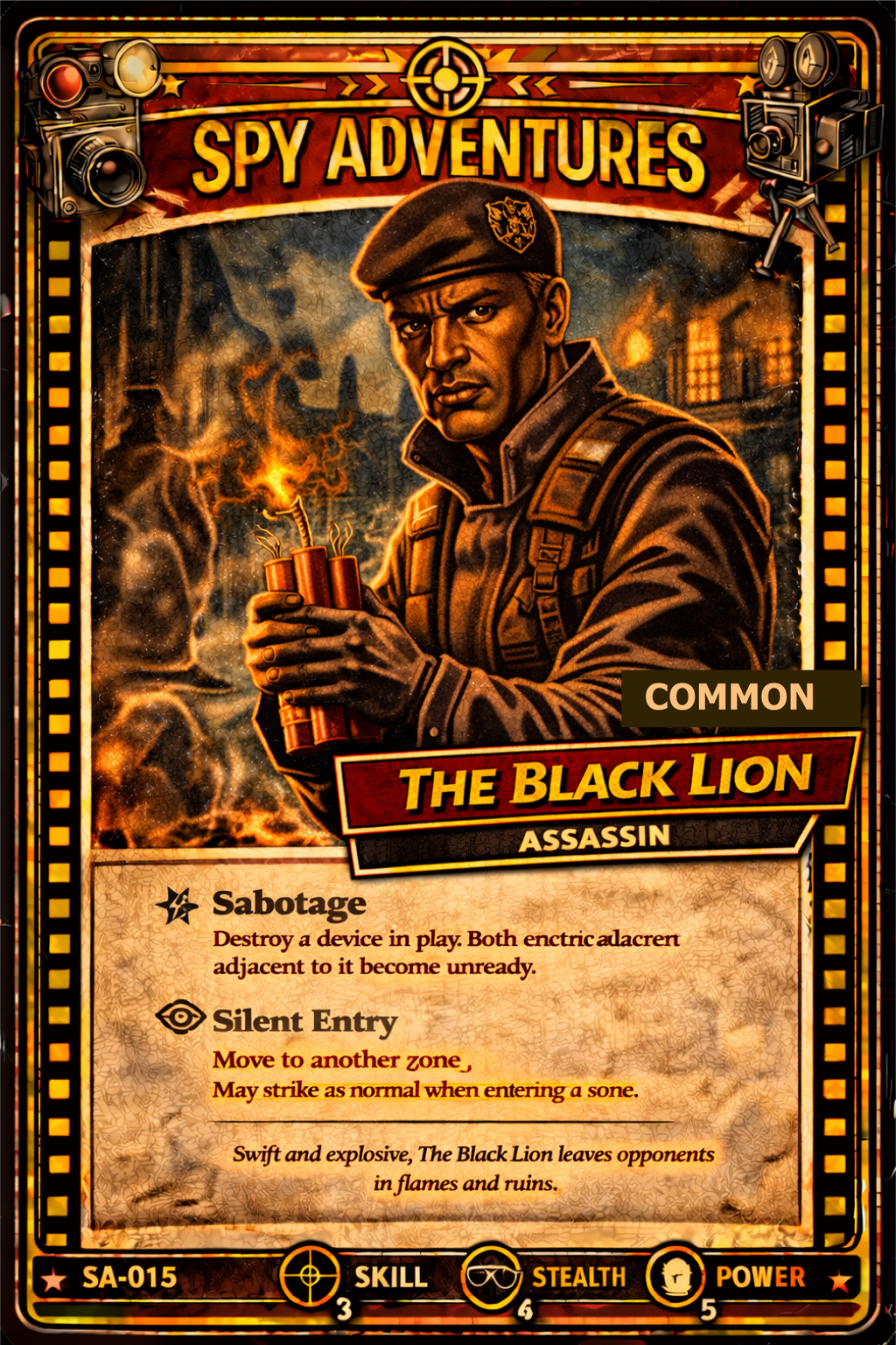 The Black Lion - Spy Adventures - SA-015
