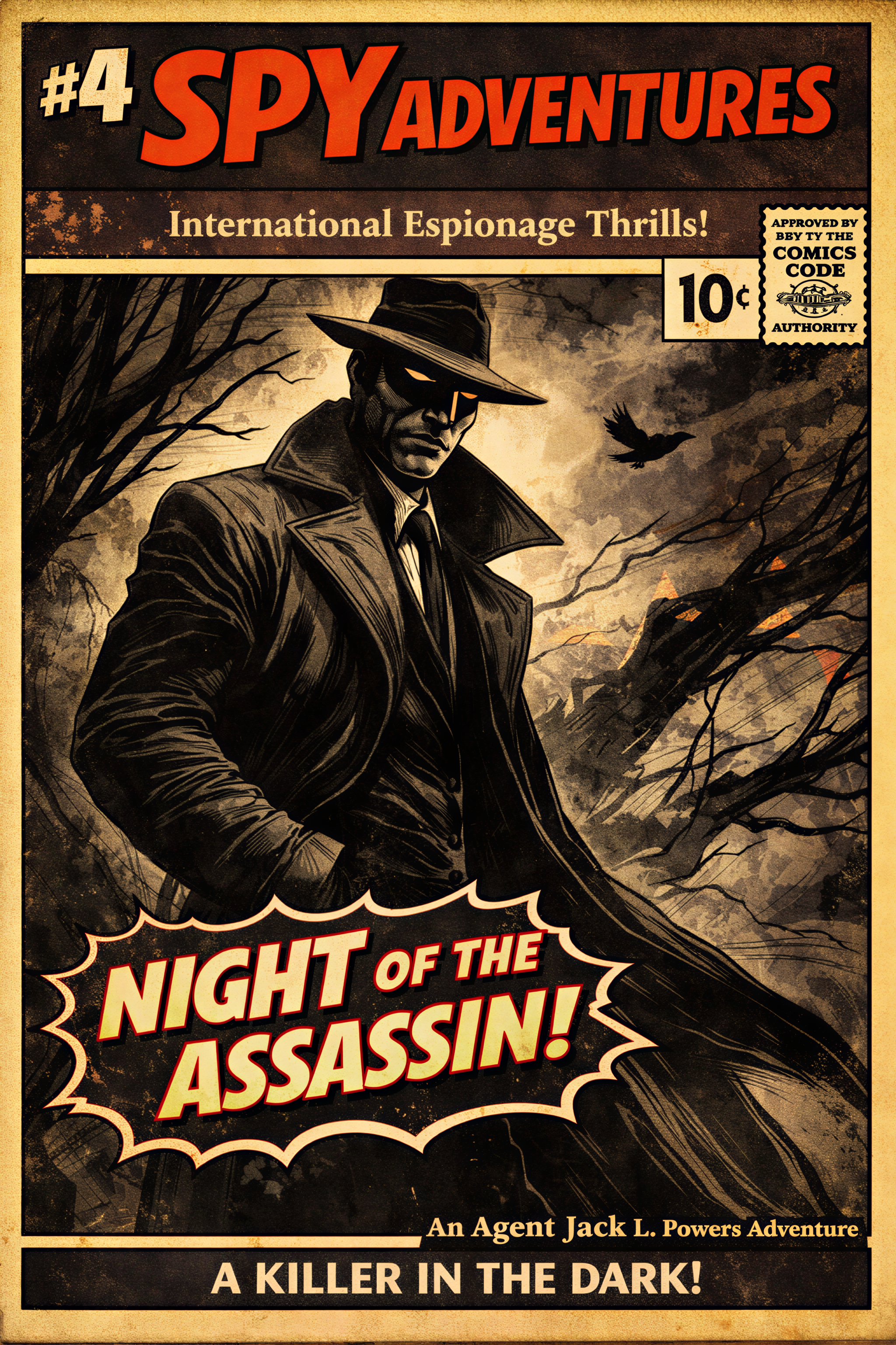 #4 Spy Adventures Night of the Assassin! 11x17 Poster